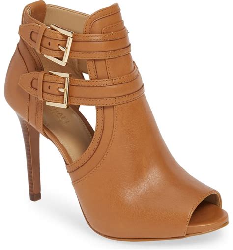 michael kors peep toe bootie|Michael kors peep toe + FREE SHIPPING .